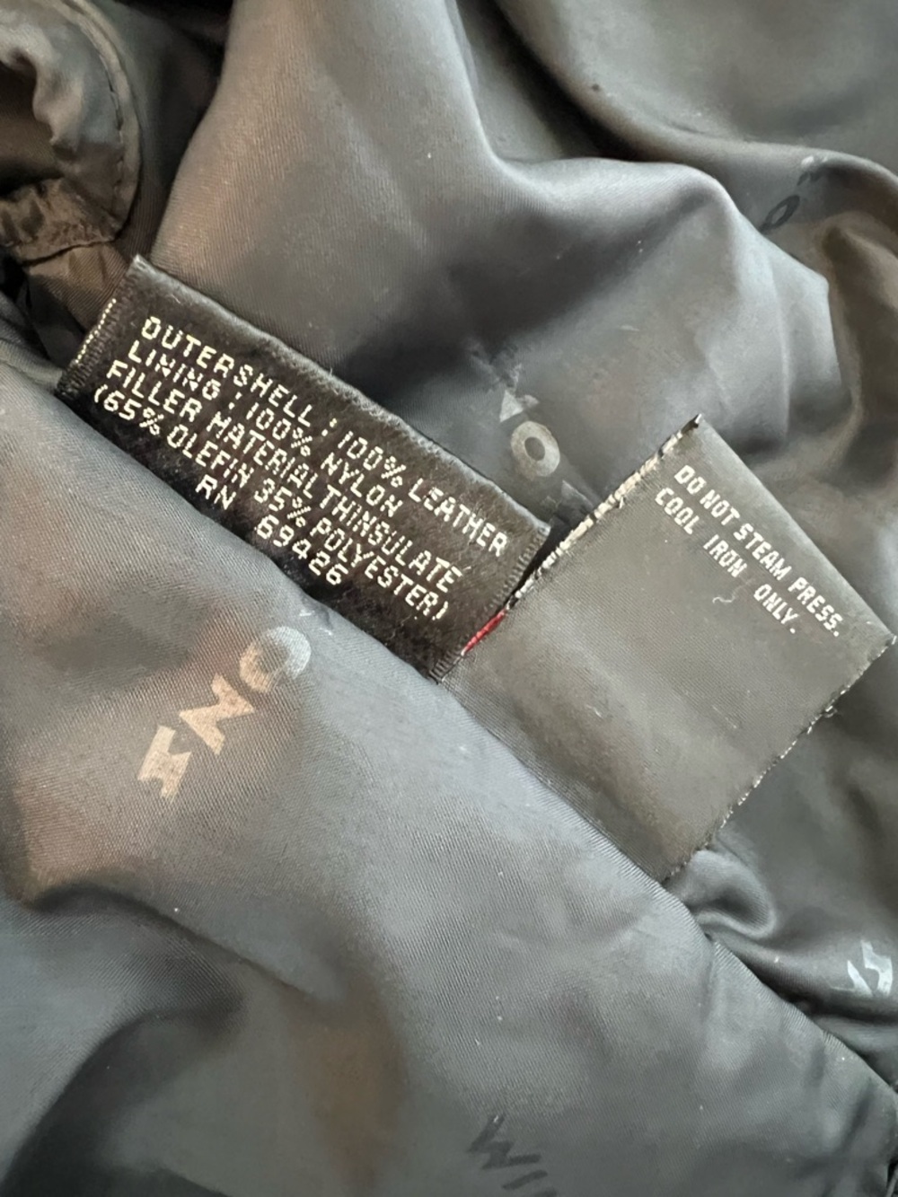 Wilson Black Leather Thinsulate Jacket - Picture 12 of 12